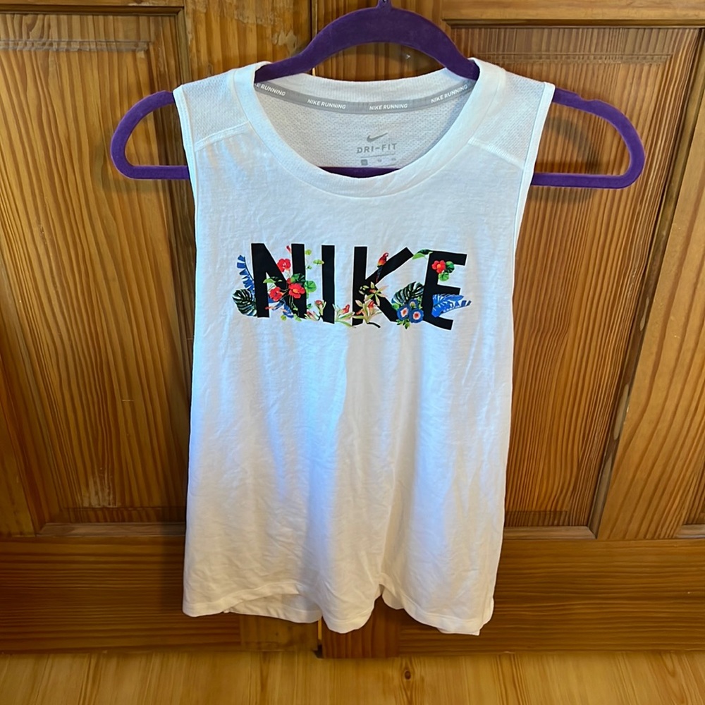 Nike floral tank top